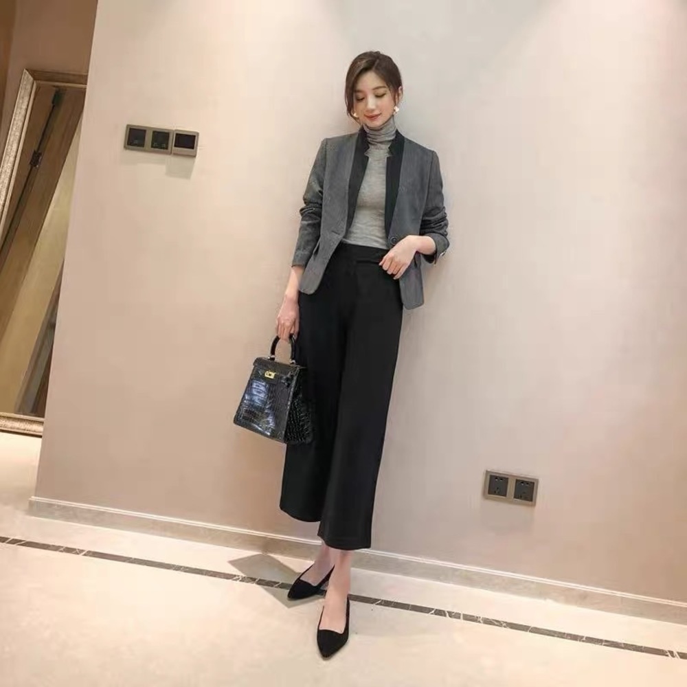 New Elegant bicolor Jacket - Black/Grey